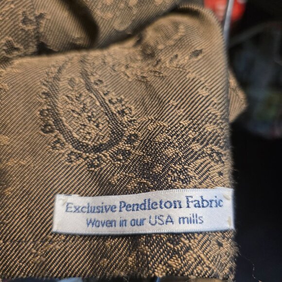 Pendleton Paisley Tapestry Blazer Size 16 Needlepoint Look Upholstery Deadstock - Picture 9 of 11